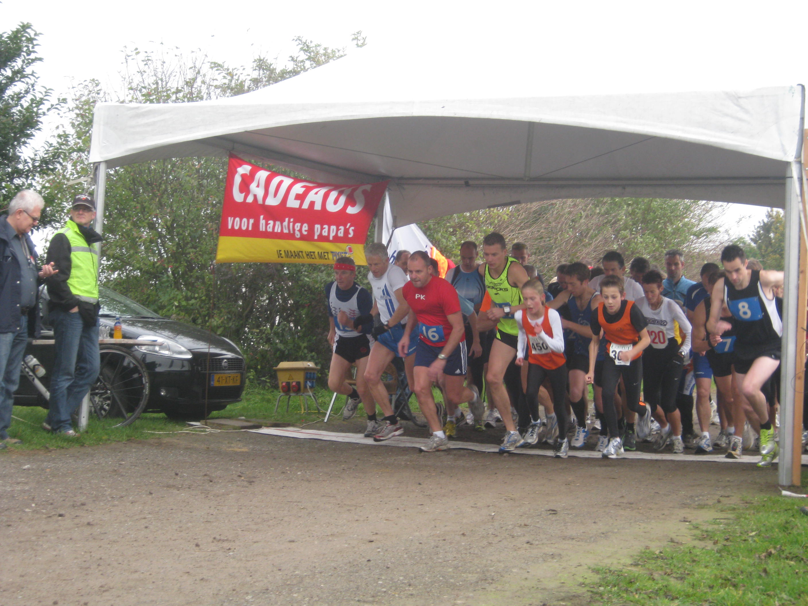 Start 2e Veldloop Tienhoven