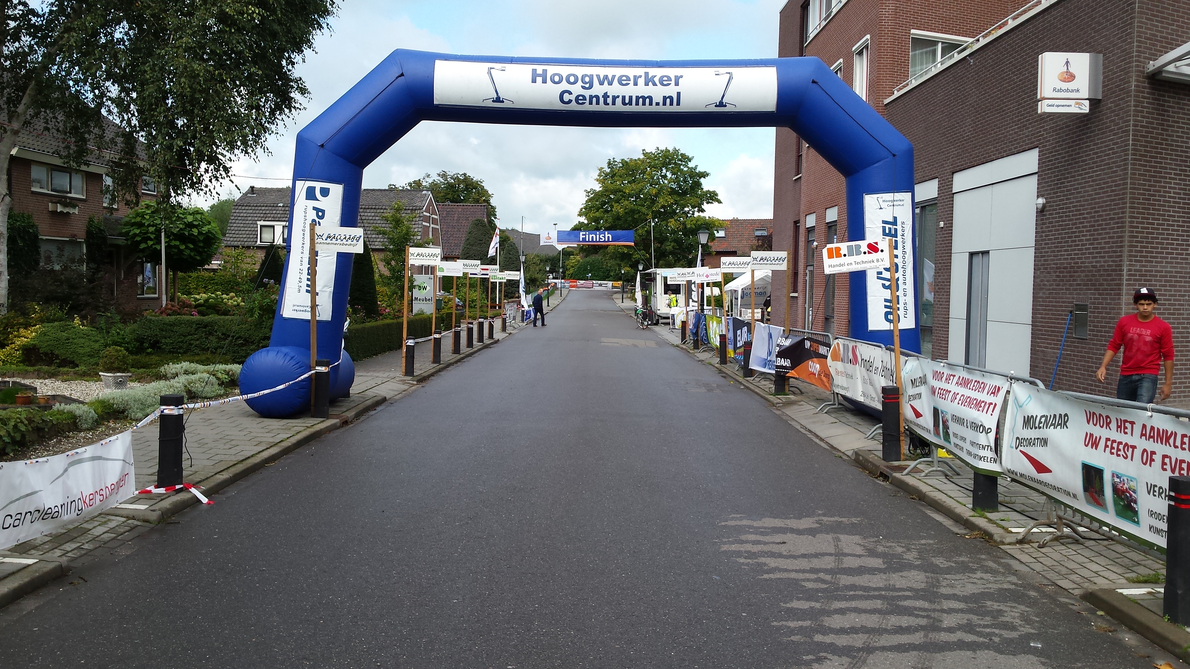 Finishstraat Wielerronde Ameide