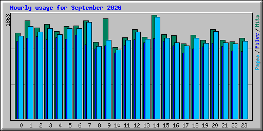 Hourly usage for September 2026